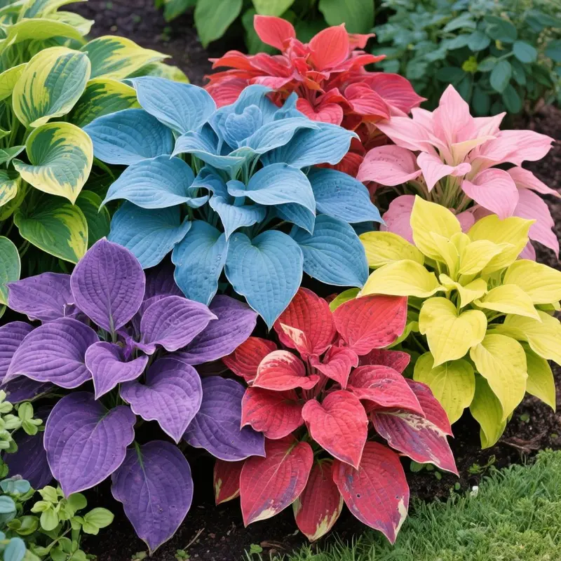 🌞 Easy-to-Grow Colorful Hostas for Year-Round Beauty🪴50 Seeds/Pcs