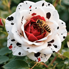 🔥LAST DAY 49% OFF🌹Rare Red White Black rose - Fire & Snow Rose(Can be planted in winter)
