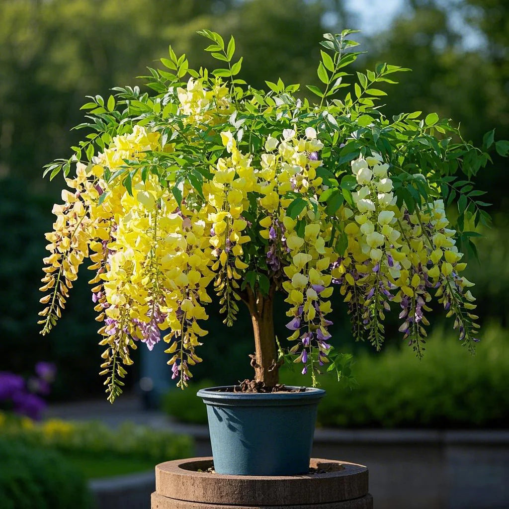🔥LAST DAY Promotion 35% OFF 🌈🏠Beautiful Wisteria Potted Plants That Bloom All Year Round💜🌼