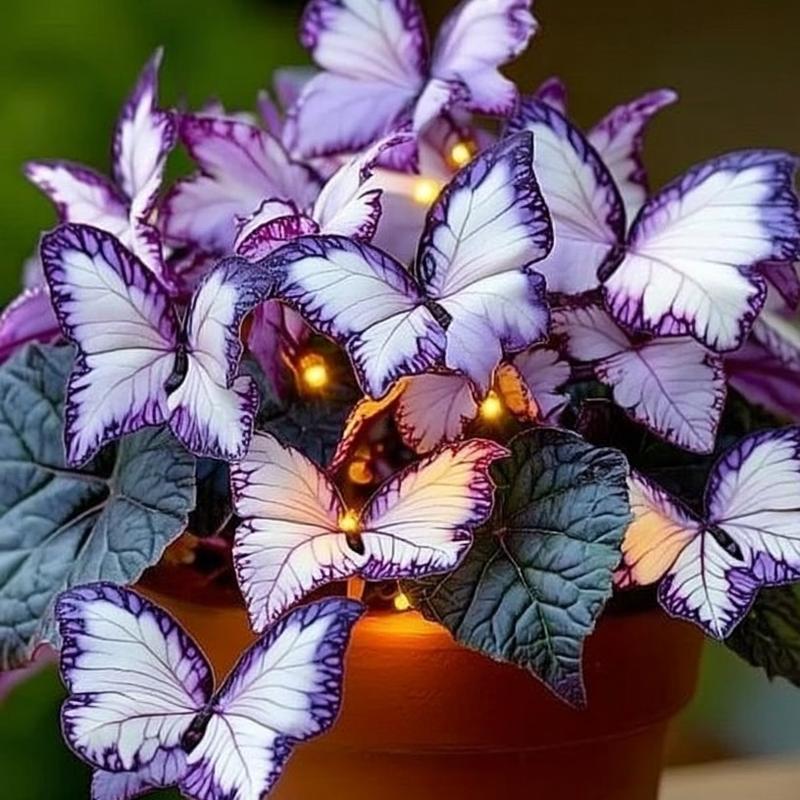 🦋 Unique purple butterfly-shaped perennial plant(Can be planted in winter)🦋