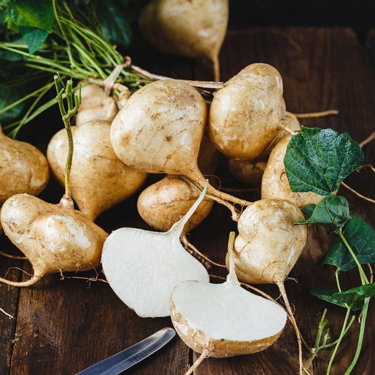 Exclusive Offer💥Rich, Juicy and Nutritious Crispy Fruit -Sweet Jicama for Planting in Your Home( Can be planted in winter)🍠